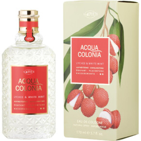 Nước hoa, dầu thơm 4711 Acqua Colonia Lychee & White Mint Eau De Cologne Spray 5.7 oz