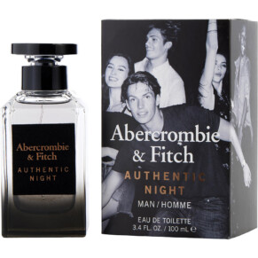 Nước hoa, dầu thơm Abercrombie & Fitch Authentic Night Eau De Toilette Spray 100 ml