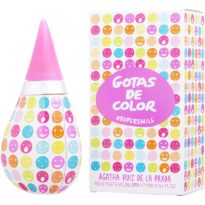 Nước hoa, dầu thơm Agatha Ruiz De La Prada Gotas De Color Supersmile Eau De Toilette Spray 100 ml
