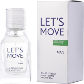 Nước hoa, dầu thơm Benetton Let's Move Eau De Toilette Spray 40 ml