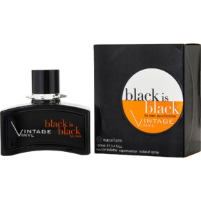 Nước hoa, dầu thơm Black Is Black Vintage Vinyl Eau De Toilette Spray 100 ml