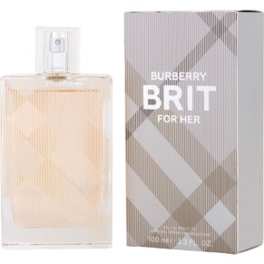 Nước hoa, dầu thơm Burberry Brit Eau De Toilette Spray (New Packaging) 100 ml