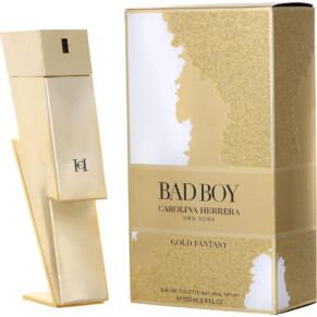 Nước hoa, dầu thơm Ch Bad Boy Gold Fantasy Eau De Toilette Spray (Collector's Edition 2022) 100 ml