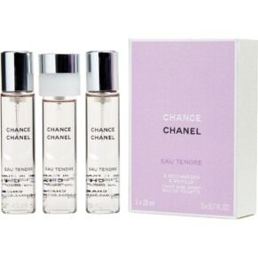 Nước hoa, dầu thơm Chanel Chance Eau Tendre Eau De Toilette Spray Refills (Quantity Of Three) 0.7 oz