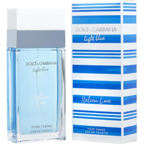 Nước hoa, dầu thơm D & G Light Blue Italian Love Eau De Toilette Spray 100 ml