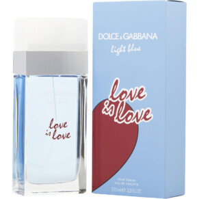 Nước hoa, dầu thơm D & G Light Blue Love Is Love Eau De Toilette Spray 100 ml Tester