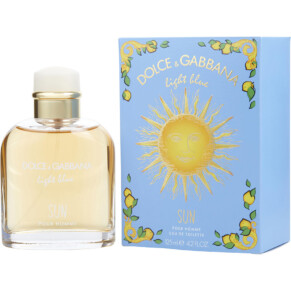 Nước hoa, dầu thơm D & G Light Blue Sun Eau De Toilette Spray (Limited Edition) 125 ml