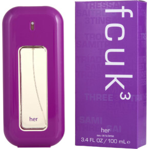 Nước hoa, dầu thơm Fcuk 3 Eau De Toilette Spray 100 ml