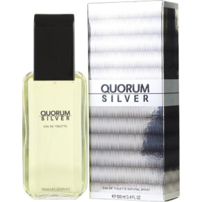 Nước hoa, dầu thơm Quorum Silver Eau De Toilette Spray 100 ml