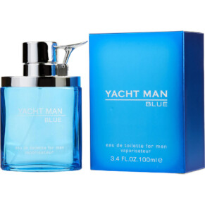 Nước hoa, dầu thơm Yacht Man Blue Eau De Toilette Spray 100 ml