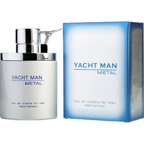 Nước hoa, dầu thơm Yacht Man Metal Eau De Toilette Spray 100 ml